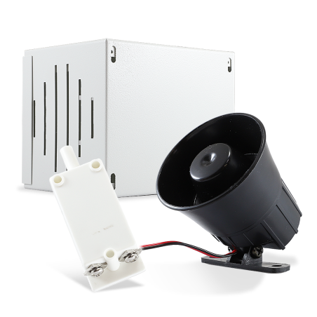 Kit sirena 15W SRE108 con gabinete metálico y tamper ENSON