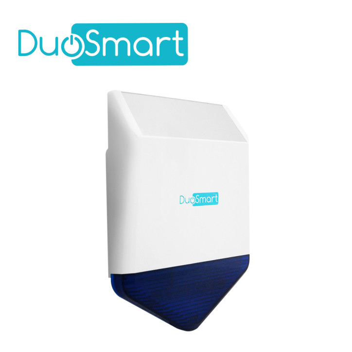 Sirena/Estrobo inalámbrica RF inalámbrica RF estrobo con LED 110 dB DUOSMART CSIREN1