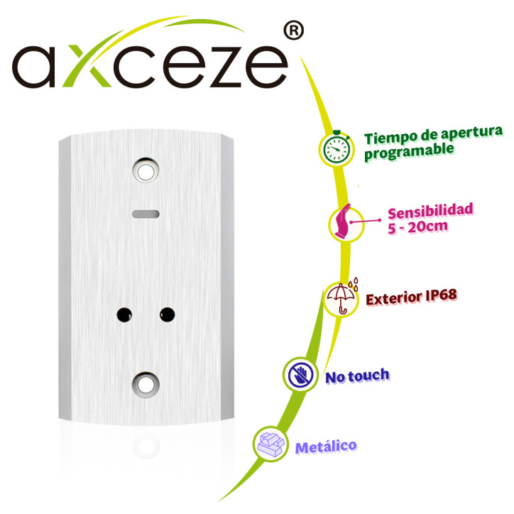 Control de acceso sin contacto grado de protección IP68 distancia de detección 5-20 cm AXCEZE AX-B140 Control de acceso sin contacto grado de protección IP68 distancia de detección 5-20 cm AXCEZE AX-B140