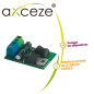 AXCEZE AX-RELAY8 Regulador de Voltaje 12-28VCD 12VCD 1A Ideal para Electroimanes y Cámaras