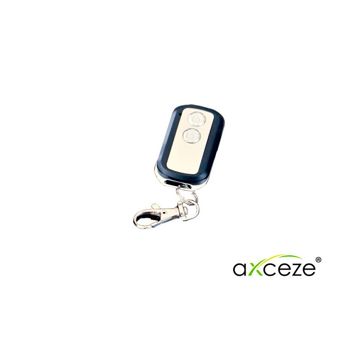 Control remoto frecuencia de operación 433.92MHz alcance máximo 50M doble botón AXCEZE AX-TRANS10
