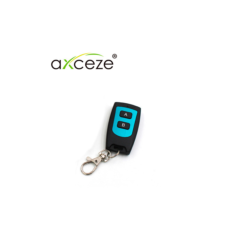 CONTROL REMOTO DE 2 BOTONES AXCEZE AX-RM20 COMPATIBLE CON RECEPTOR AX-REC20