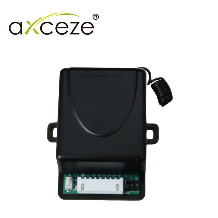 Receptor inalámbrico para control remoto inalámbrico 2 relevadores 433.92MHz AXCEZE AX-REC10 Receptor inalámbrico para control remoto inalámbrico 2 relevadores 433.92MHz AXCEZE AX-REC10