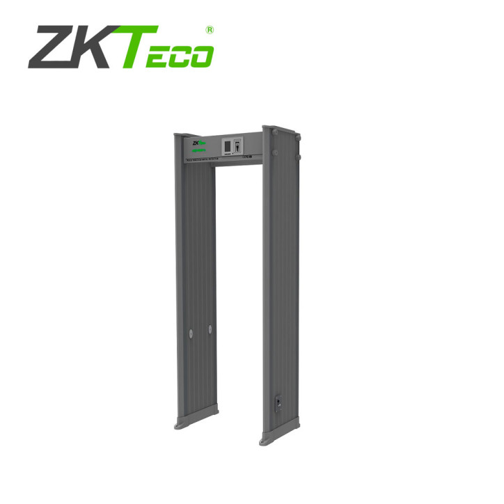 Arco detector de metales 18 zonas de detección independientes Grado de protección IP65 256 niveles de ZKTECO AMD1800PRO